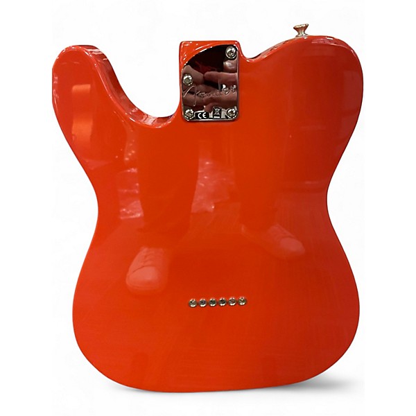 Used 2017 Fender Deluxe Nashville Telecaster Fiesta Red Solid Body Electric Guitar
