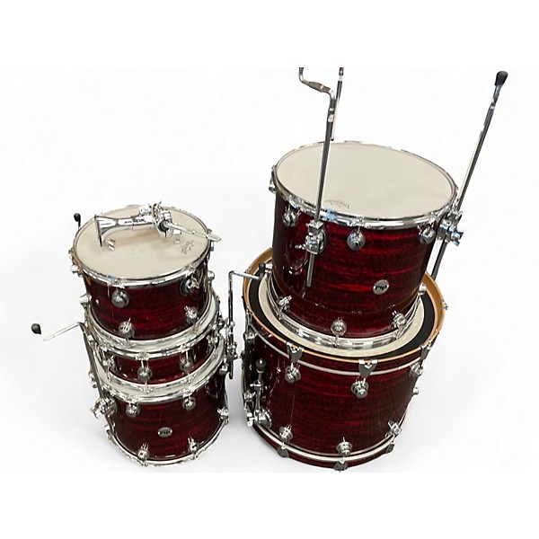 Used DW 5 Piece Collector's Series Red Drum Kit