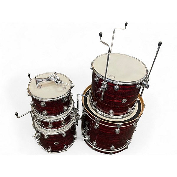 Used DW 5 Piece Collector's Series Red Drum Kit