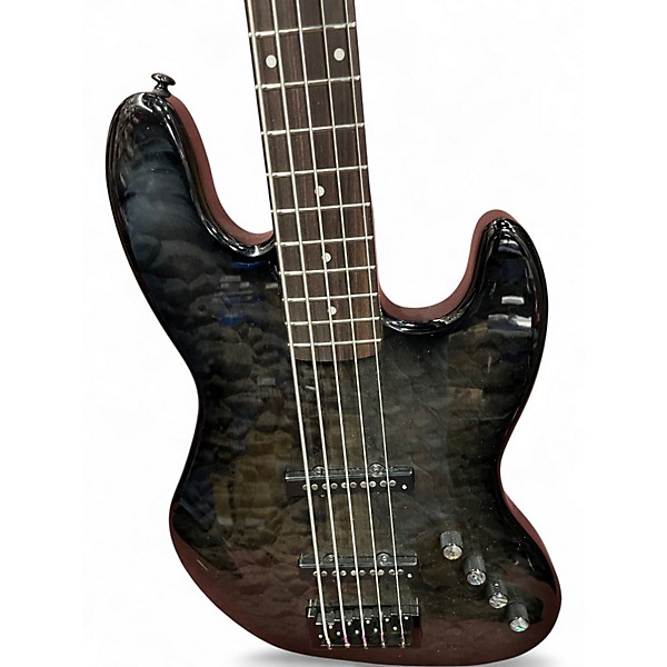 Used Spector Coda 5 Pro Black Pearl Electric Bass Guitar