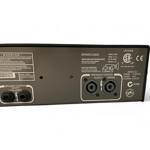 Used Gallien-Krueger 700RB-II 480/50W Bass Amp Head | Guitar Center