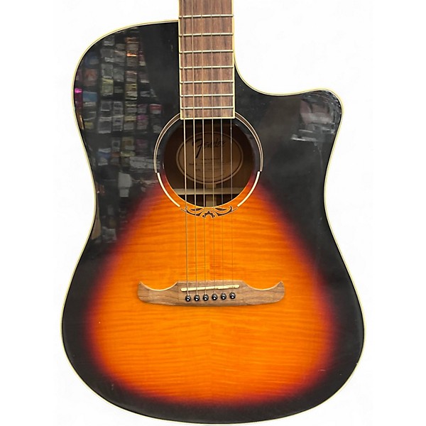 Used Fender T Bucket 300CE 2 Color Sunburst Acoustic Electric Guitar