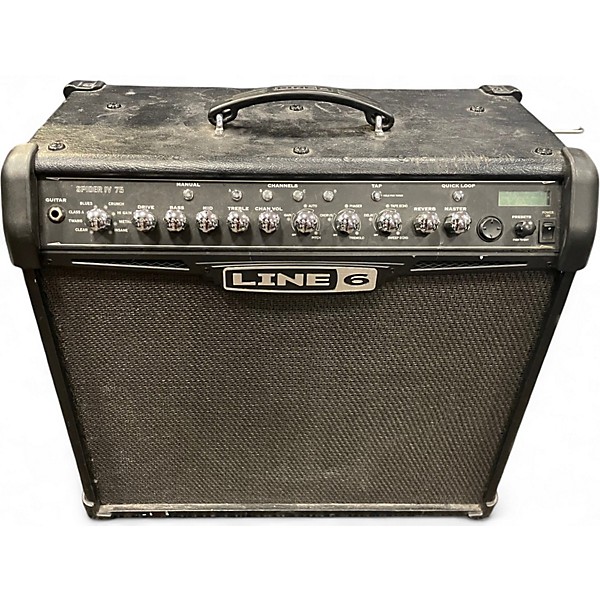 Used Line 6 Spider IV 75W 1x12 Guitar Combo Amp