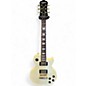 Used 2009 Epiphone Les Paul Studio Alpine White Solid Body Electric Guitar thumbnail