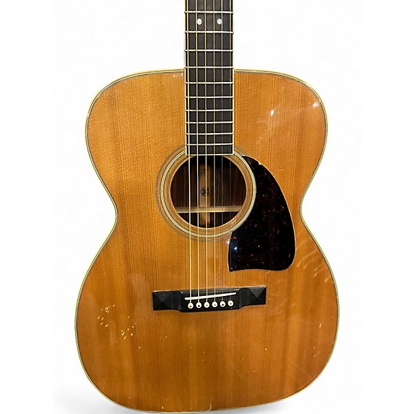 Used Hondo 15R OM Natural Acoustic Guitar