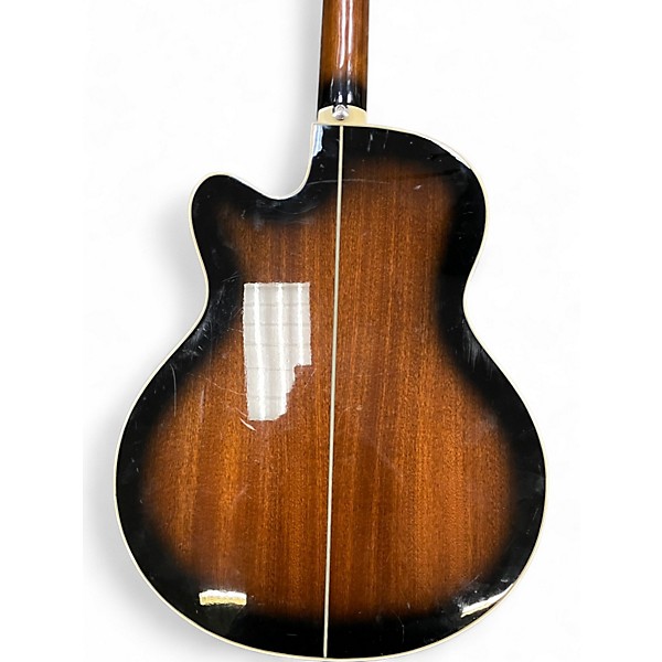 Used Ibanez AEB10E SUNBURST Acoustic Bass Guitar