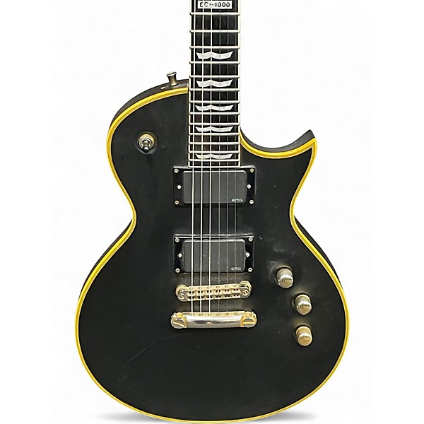 Used ESP LTD EC1000 Black Matte Solid Body Electric Guitar