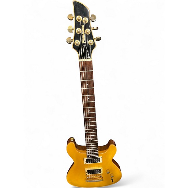 Used Fernandes APG95 Yellow Solid Body Electric Guitar