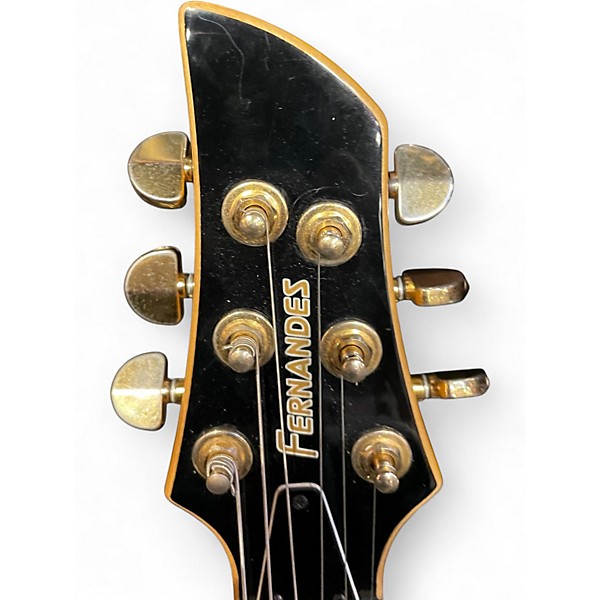 Used Fernandes APG95 Yellow Solid Body Electric Guitar