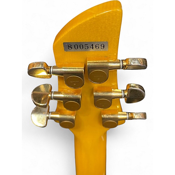 Used Fernandes APG95 Yellow Solid Body Electric Guitar