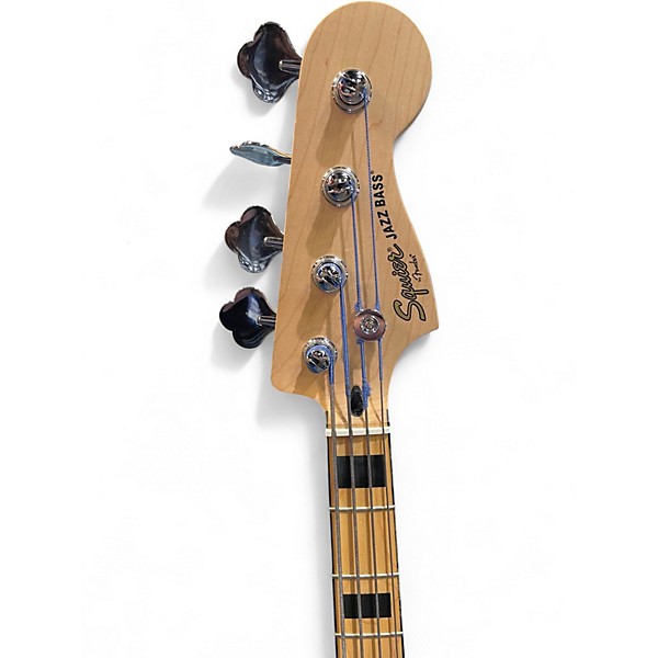 Used Squier Vintage Modified 70S Jazz Bass Natural Electric Bass Guitar