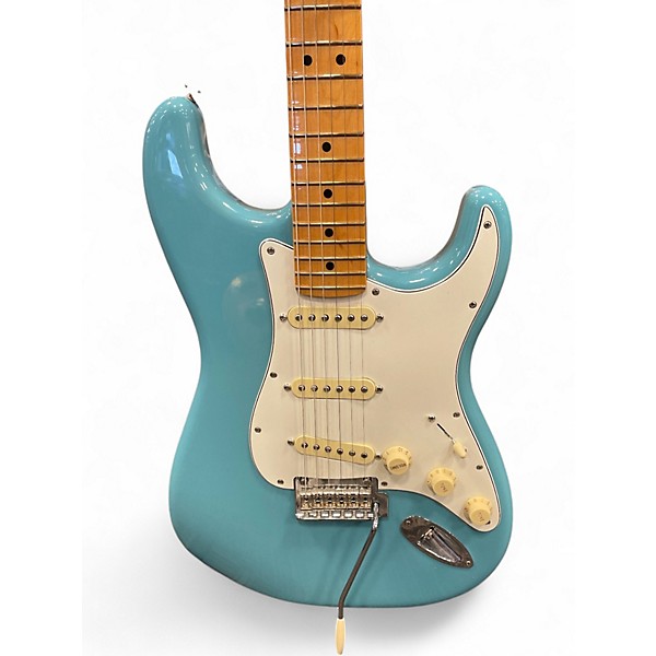 Used Fender PLAYER II STRATOCASTER AQUA  BLUE Solid Body Electric Guitar