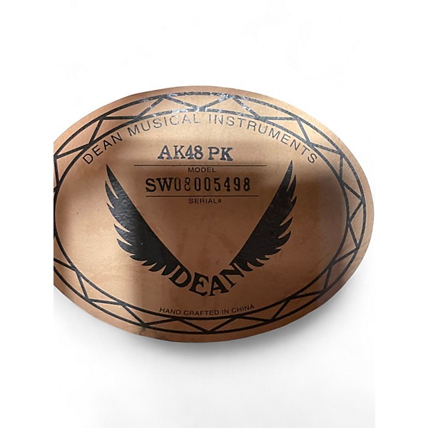 Used Dean Tradition AK48 Dreadnought Natural Acoustic Guitar