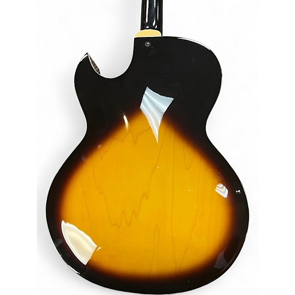 Used Epiphone ES 175 VS 2 Tone Sunburst Hollow Body Electric Guitar