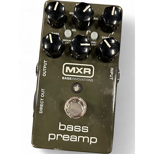 Used MXR M81 Bass Preamp Bass Effect Pedal