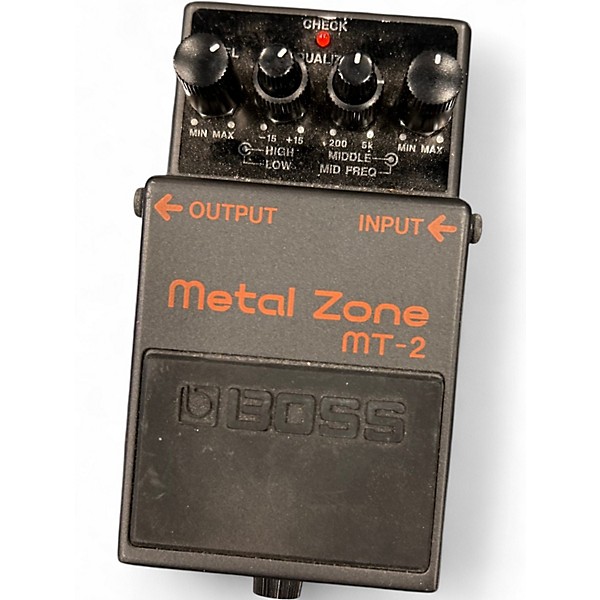 Used BOSS MT2 Metal Zone Distortion Effect Pedal