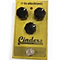 Used TC Electronic Cinders Overdrive Effect Pedal