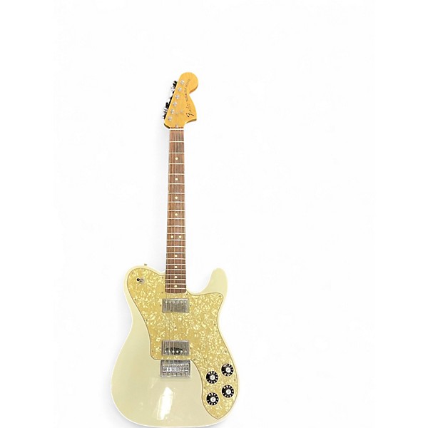 Used Fender TELECASTER DELUXE CHRIS SHIFLETT Arctic White Solid Body Electric Guitar