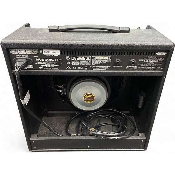Used Fender Mustang LT50 50W 1x12 Guitar Combo Amp