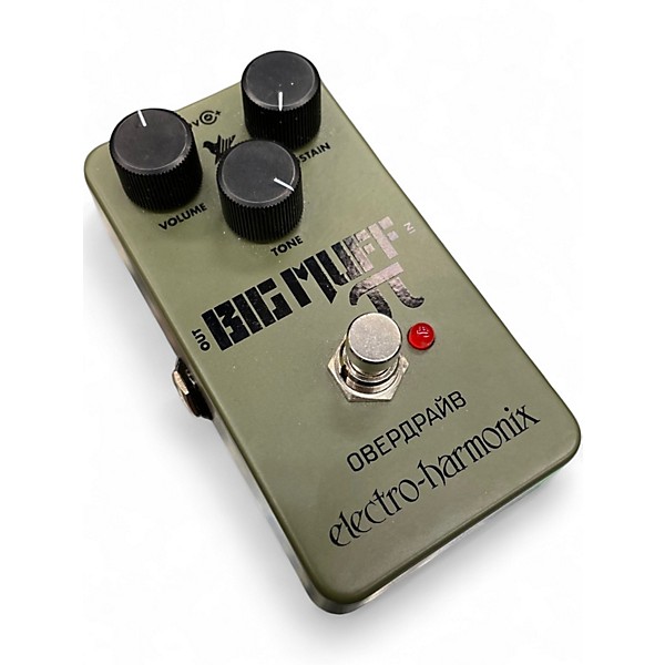 Used Electro-Harmonix Nano Green Russian Big Muff Effect Pedal