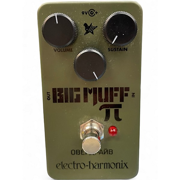 Used Electro-Harmonix Nano Green Russian Big Muff Effect Pedal