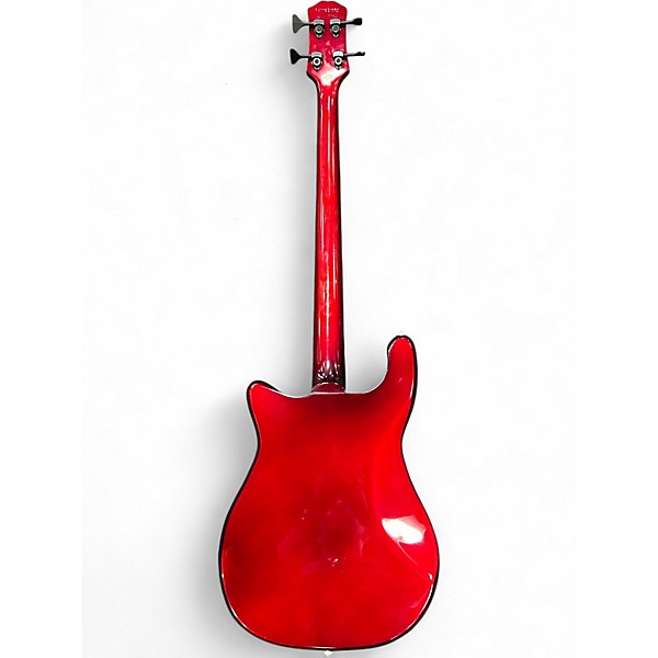 Used 2024 Epiphone Embassy Sparkling Burgundy Electric Bass Guitar