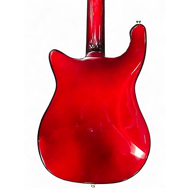 Used 2024 Epiphone Embassy Sparkling Burgundy Electric Bass Guitar