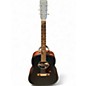 Used Gretsch Guitars Deltoluxe Black Acoustic Electric Guitar thumbnail