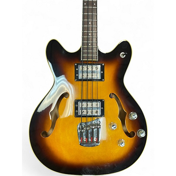 Used DeArmond Guild Starfire II 2 Color Sunburst Electric Bass Guitar