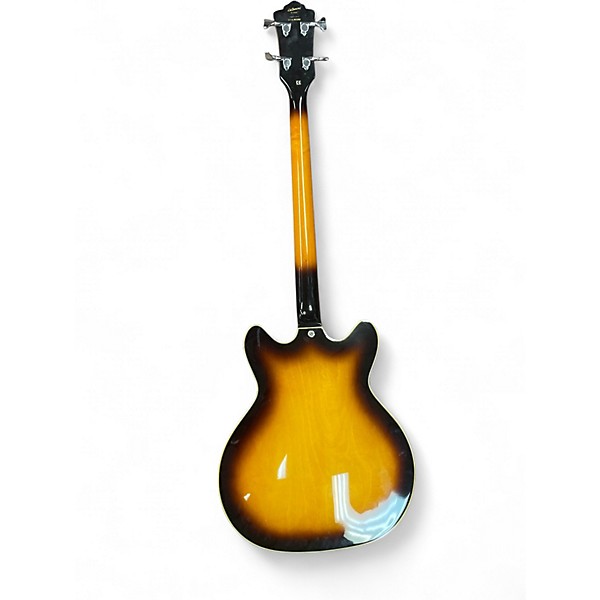 Used DeArmond Guild Starfire II 2 Color Sunburst Electric Bass Guitar