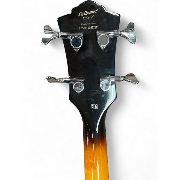 Used DeArmond Guild Starfire II 2 Color Sunburst Electric Bass Guitar