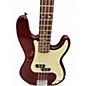 Used AXL johnson p bass Red Electric Bass Guitar
