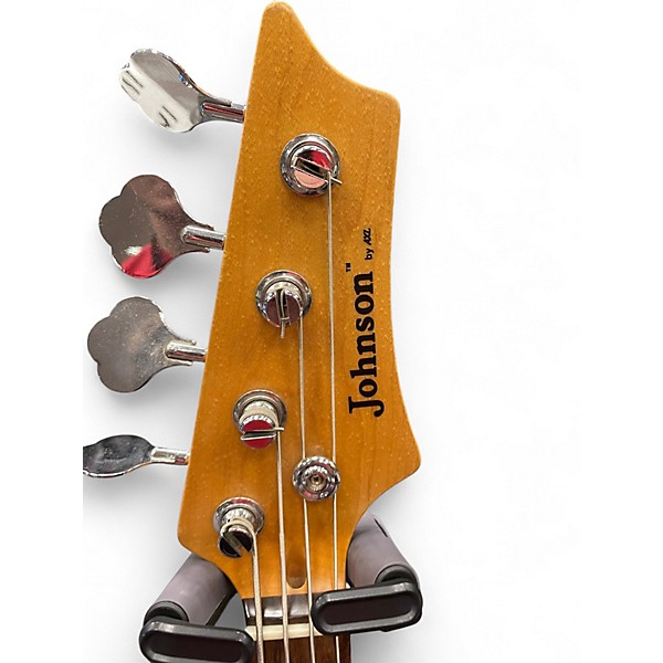 Used AXL johnson p bass Red Electric Bass Guitar
