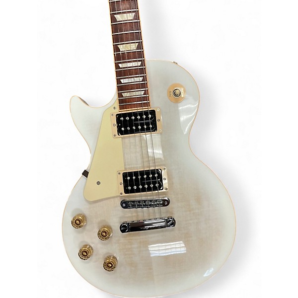 Used 2013 Gibson Les Paul Signature T WHITE Solid Body Electric Guitar