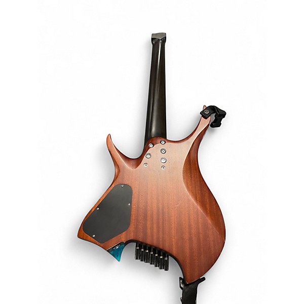 Used 2020s Nk Multiscale Headless 7 string Green Solid Body Electric Guitar