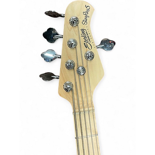 Used Sterling by Music Man SUB STINGRAY 5 Seafoam Green Electric Bass Guitar