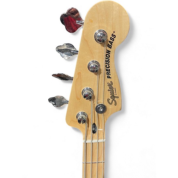 Used Squier Affinity Precision Bass Black Electric Bass Guitar