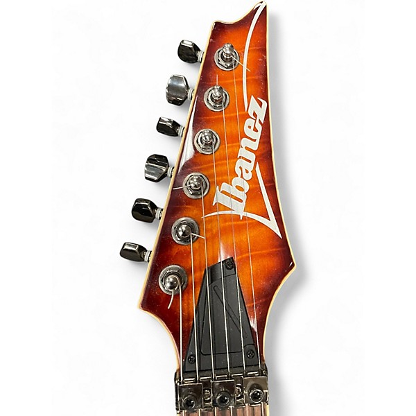 Used Ibanez S670QM Dragon Eye Burst Solid Body Electric Guitar
