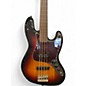 Used Squier Classic Vibe 60s Fretless Jazz Bass 3 Tone Sunburst Electric Bass Guitar