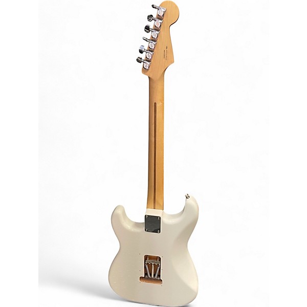 Used Fender Standard FSR Stratocaster Olympic White Solid Body Electric Guitar