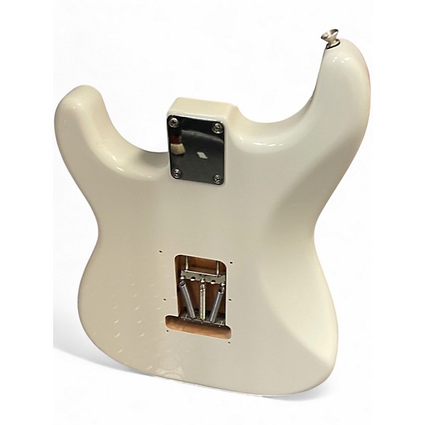 Used Fender Standard FSR Stratocaster Olympic White Solid Body Electric Guitar