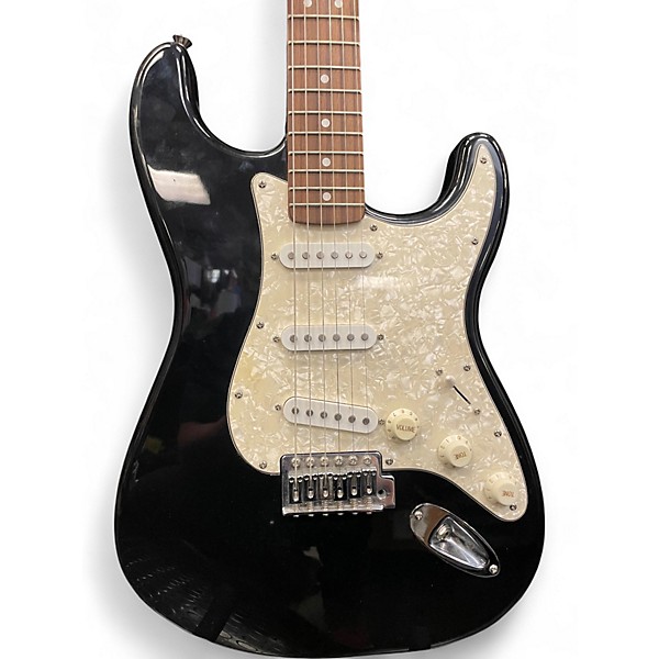 Used Squier Bullet Stratocaster Black Solid Body Electric Guitar