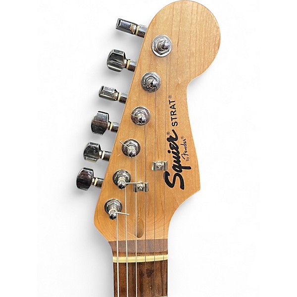 Used Squier Bullet Stratocaster Black Solid Body Electric Guitar