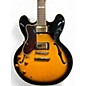 Used Epiphone LEFT HANDED SHARATON II Vintage Sunburst Hollow Body Electric Guitar thumbnail