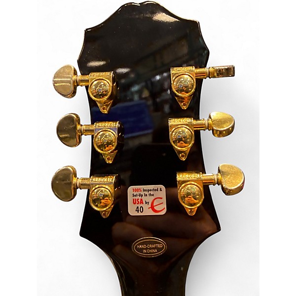 Used Epiphone LEFT HANDED SHARATON II Vintage Sunburst Hollow Body Electric Guitar