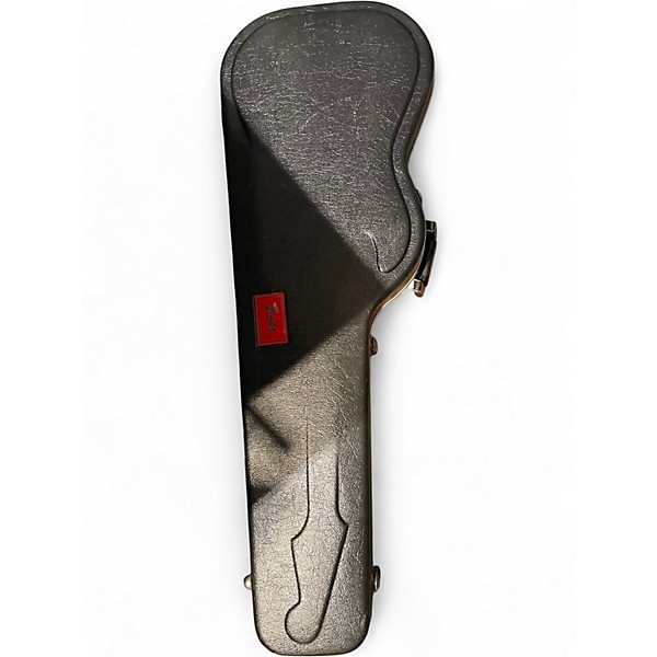 Used Starcaster by Fender Stratocaster Black Solid Body Electric Guitar