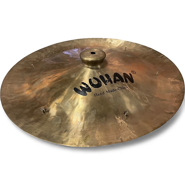 Used Wuhan Cymbals & Gongs 18in China with Rivets Cymbal