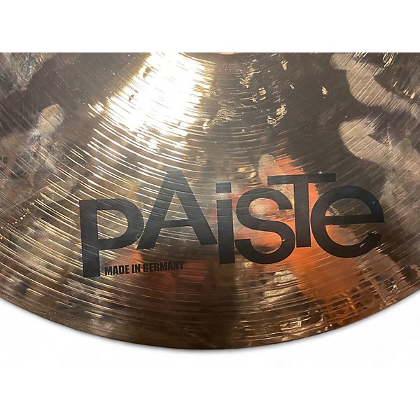 Used Paiste 18in Alpha Medium Crash Brilliant Cymbal