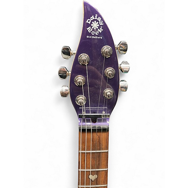 Used Daisy Rock Debutante Heartbreaker Short Scale Purple Electric Guitar