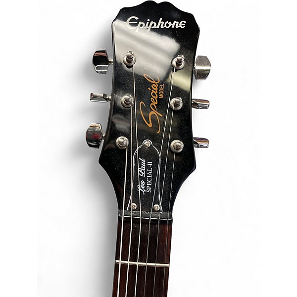 Used Epiphone Les Paul Special II Black Solid Body Electric Guitar
